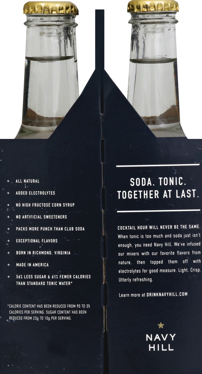 slide 5 of 10, Navy Hill Soda + Tonic, with Electrolytes, Original - 33.8 fl oz, 33.8 fl oz