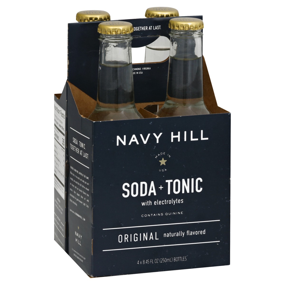 slide 2 of 10, Navy Hill Soda + Tonic, with Electrolytes, Original - 33.8 fl oz, 33.8 fl oz