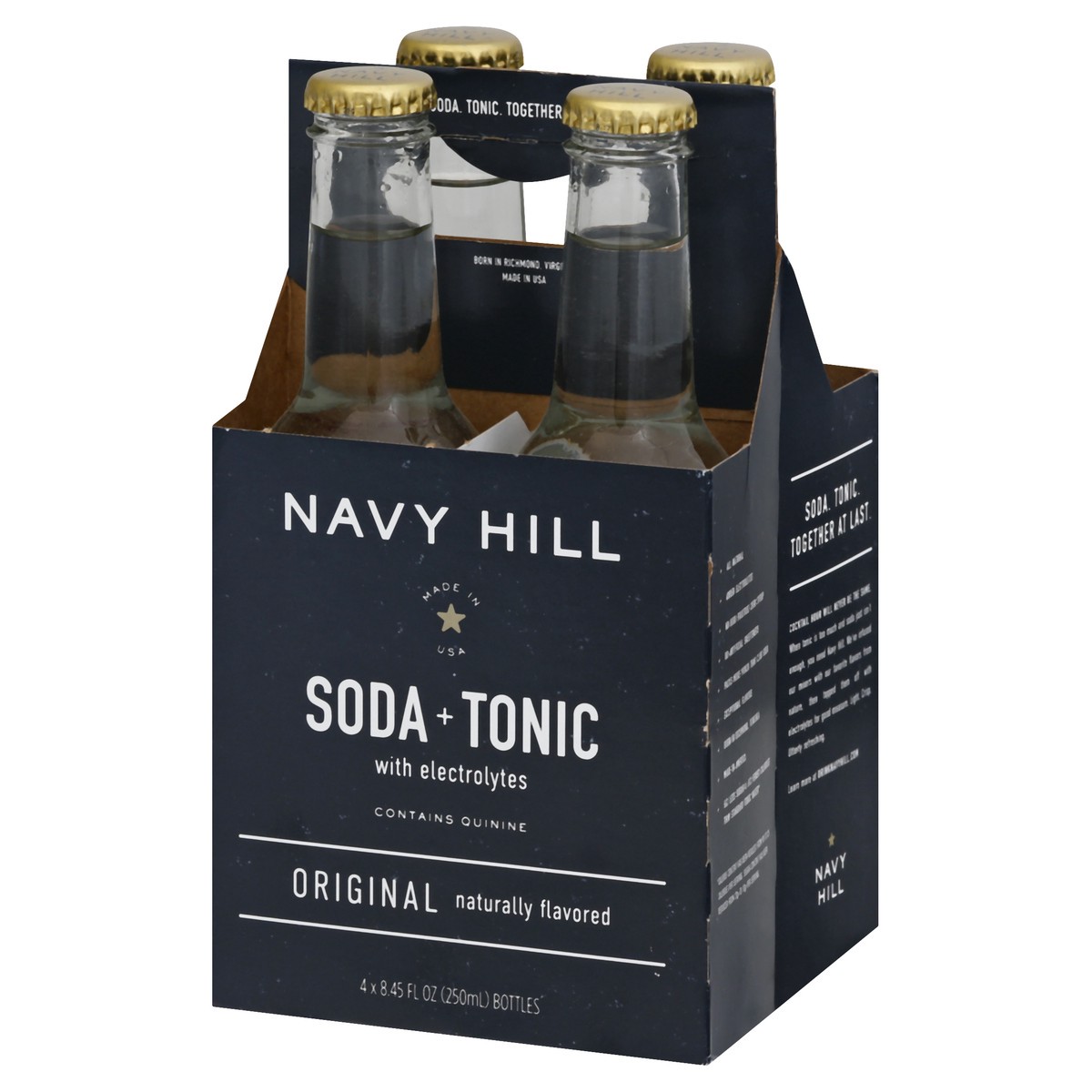 slide 6 of 10, Navy Hill Soda + Tonic, with Electrolytes, Original - 33.8 fl oz, 33.8 fl oz