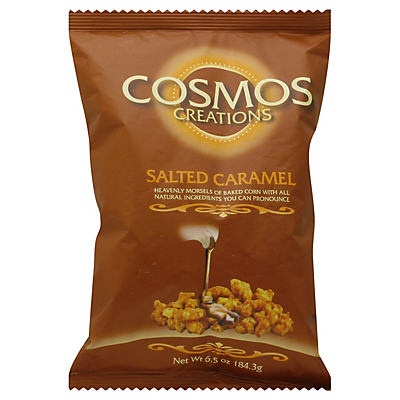 slide 1 of 1, Cosmos Creations Salted Caramel Puffed Corn, 6.5 oz