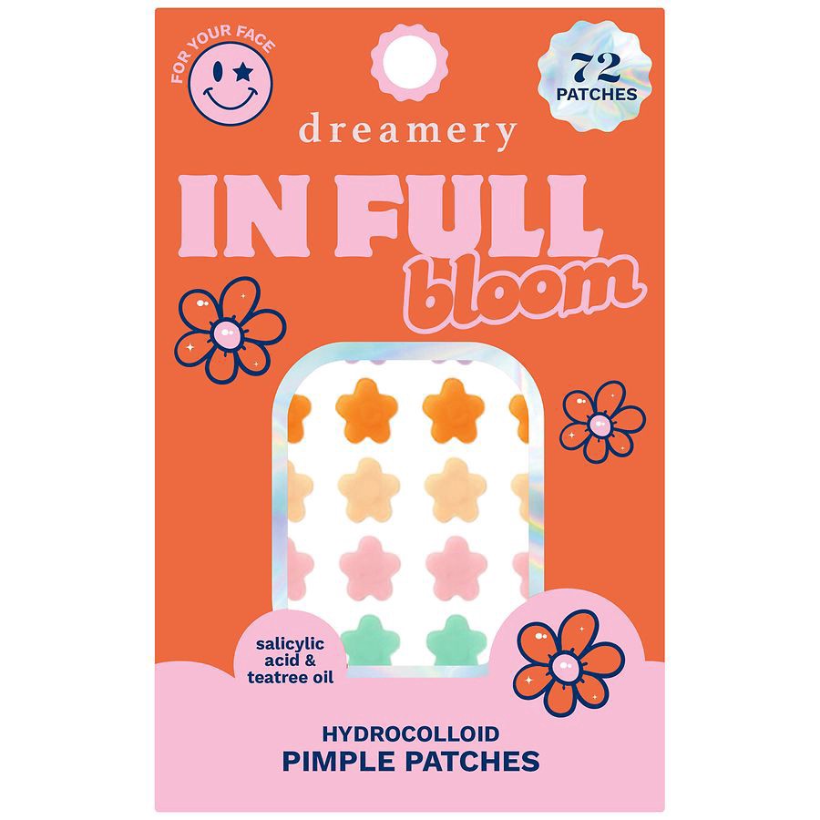 slide 1 of 4, Dreamery In Full Bloom Hydrocolloid Pimple Patches 72 Each, 72 ct