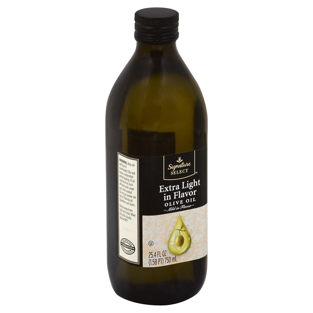 slide 1 of 2, Signature Select Extra Light in Flavor Mild Olive Oil 25.4 fl oz, 25.4 fl oz