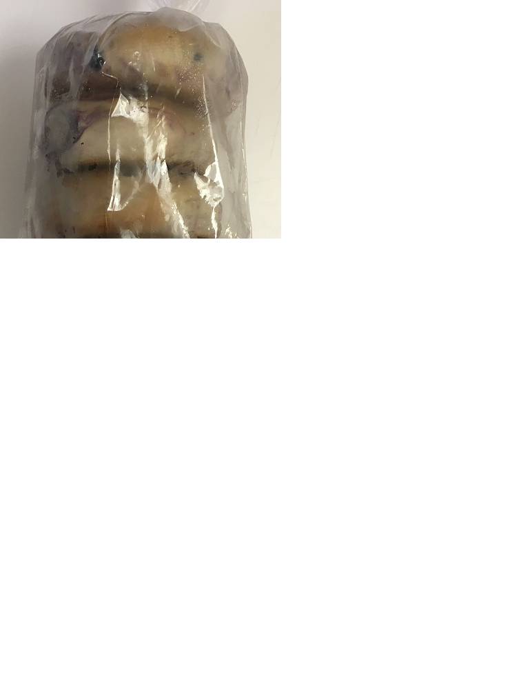 slide 1 of 1, Bakehouse Bagel-blueberry 3 Ct, 13 oz