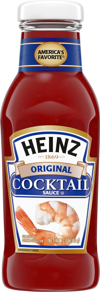 slide 6 of 9, Heinz Original Cocktail Sauce, 12 oz Bottle, 