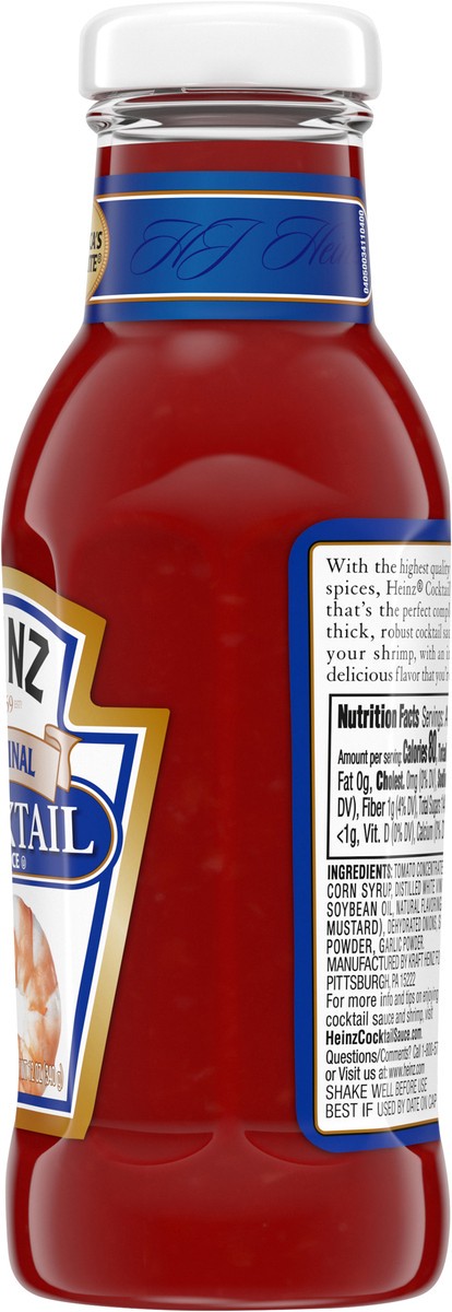 slide 8 of 9, Heinz Original Cocktail Sauce, 12 oz Bottle, 