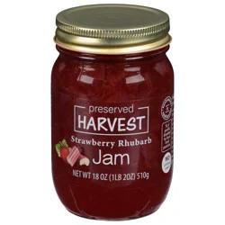 Preserved Harvest Strawberry Rhubarb Jam 18 oz