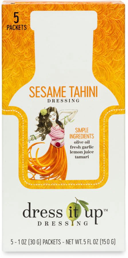 slide 1 of 1, Dress It Up Sesame Tahini Dressing Single-Serving 1 oz Packets, 5 ct