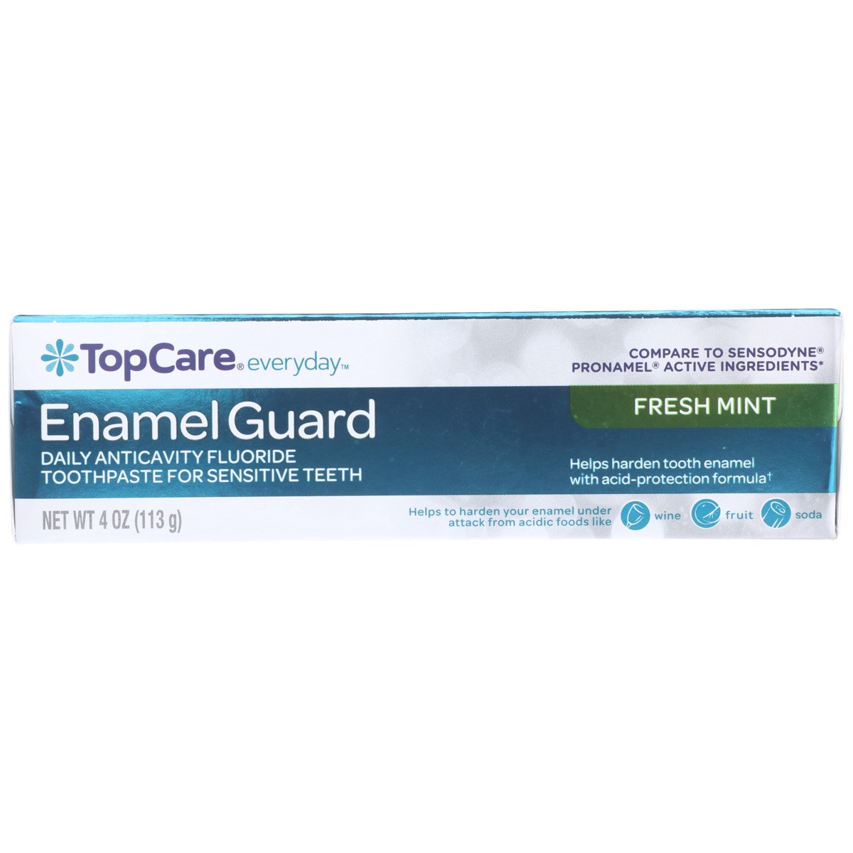 slide 3 of 12, TopCare Toothpaste Fresh Mint Enamel Guard, 4 oz