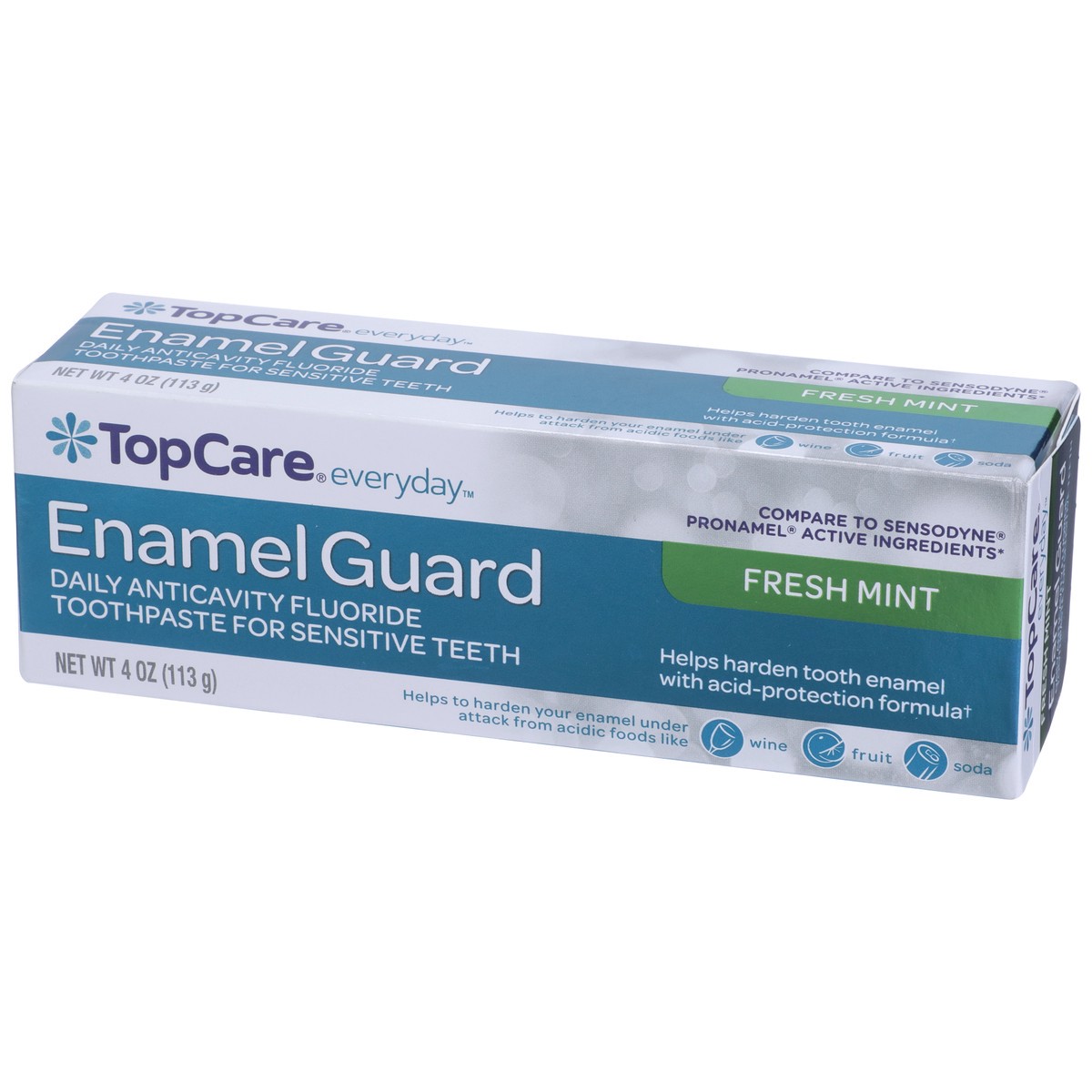 slide 4 of 12, TopCare Toothpaste Fresh Mint Enamel Guard, 4 oz