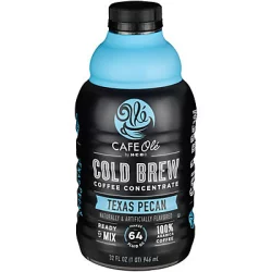 Cafe Ole by H-E-B Texas Pecan Cold Brew Concentrate - 32 oz