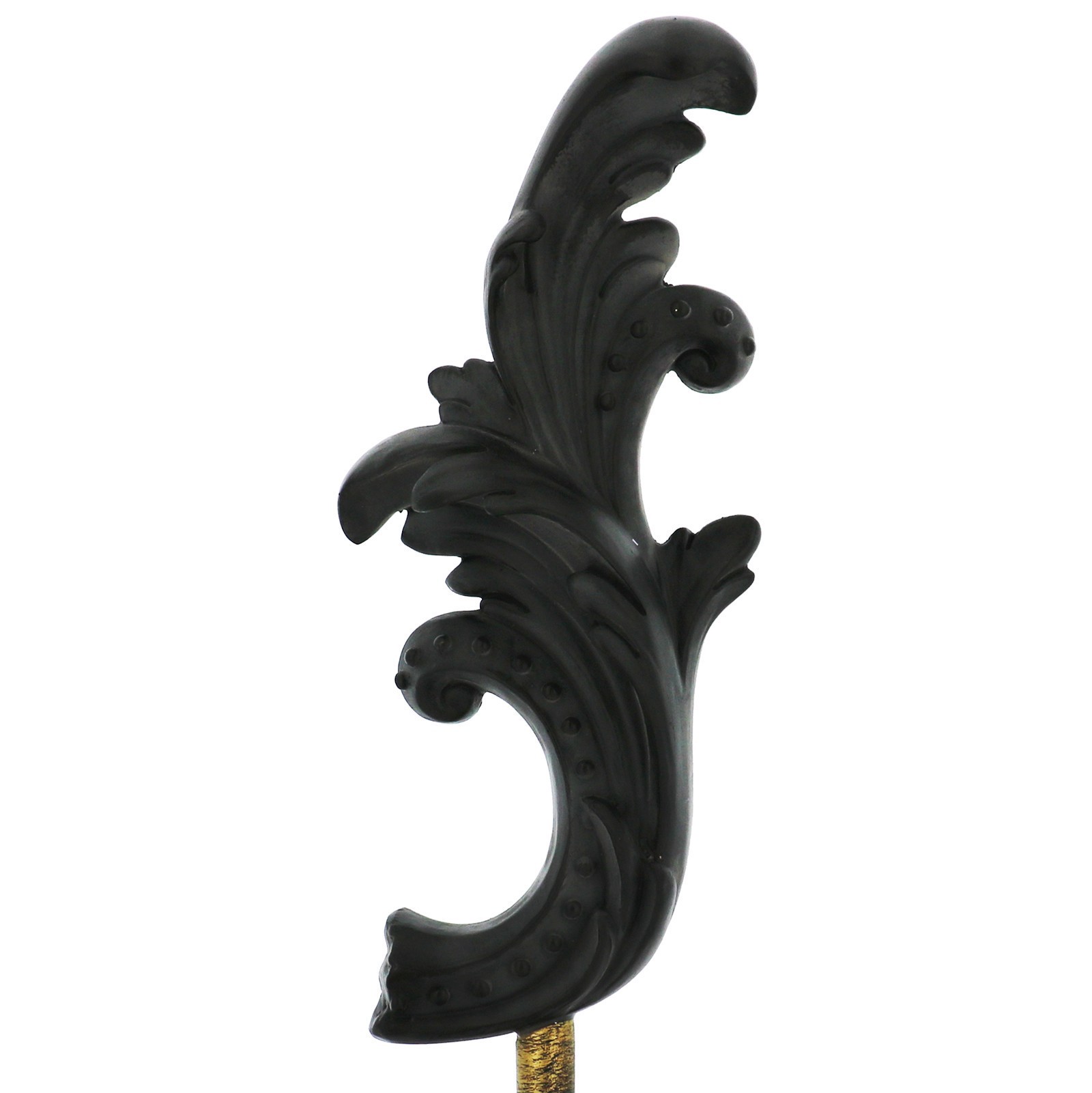 slide 4 of 4, 10" Leaf Scroll Tabletop Decor By Ashland, 3.5 in x 3.5 in x 10 in