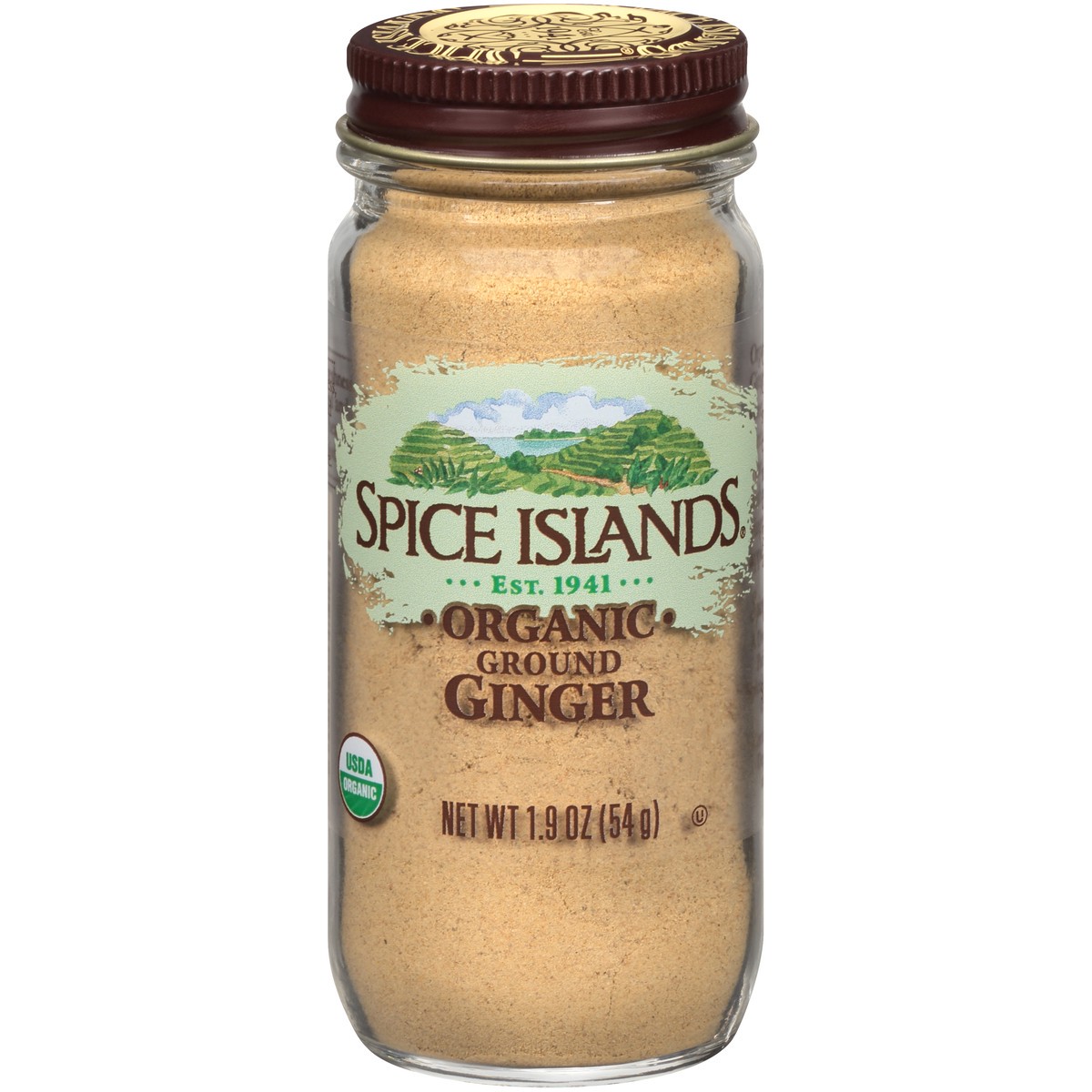 slide 1 of 10, Spice Islands Organic Ground Ginger 1.9 oz. Jar, 1.9 oz