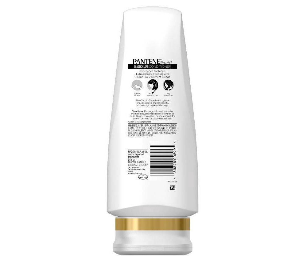 slide 2 of 6, Pantene Classic Clean Conditioner, 12 fl oz