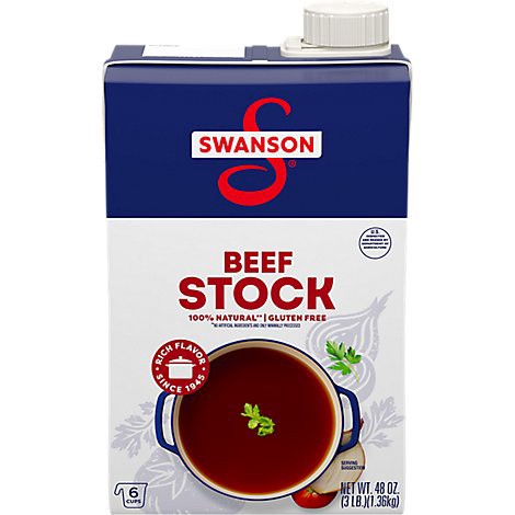 slide 1 of 1, Swanson Broth Broth Beef - 48 Oz, 48 oz