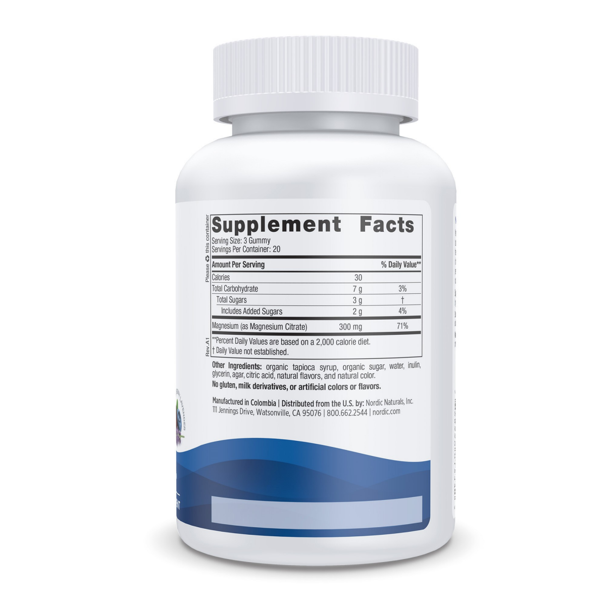 slide 5 of 13, Nordic Naturals Magnesium Gummies, 60 ct