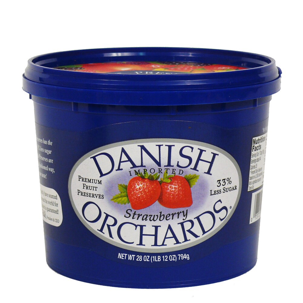 slide 1 of 3, Danish Orchards Fruit Preserves 28 oz, 28 oz