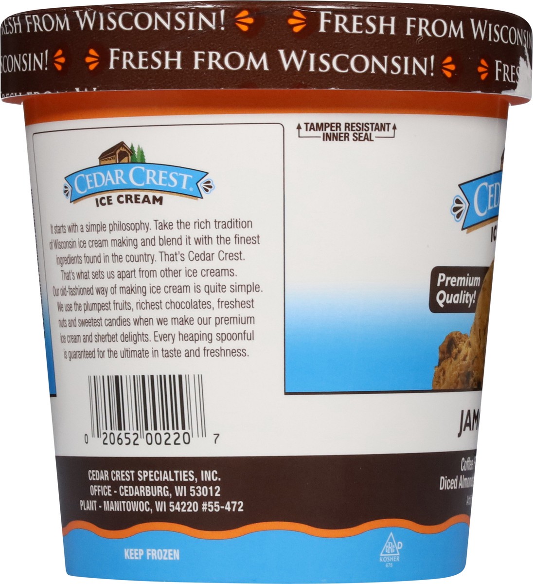 slide 6 of 13, Cedar Crest Jamocha Joe Ice Cream 1 pt, 1 pint