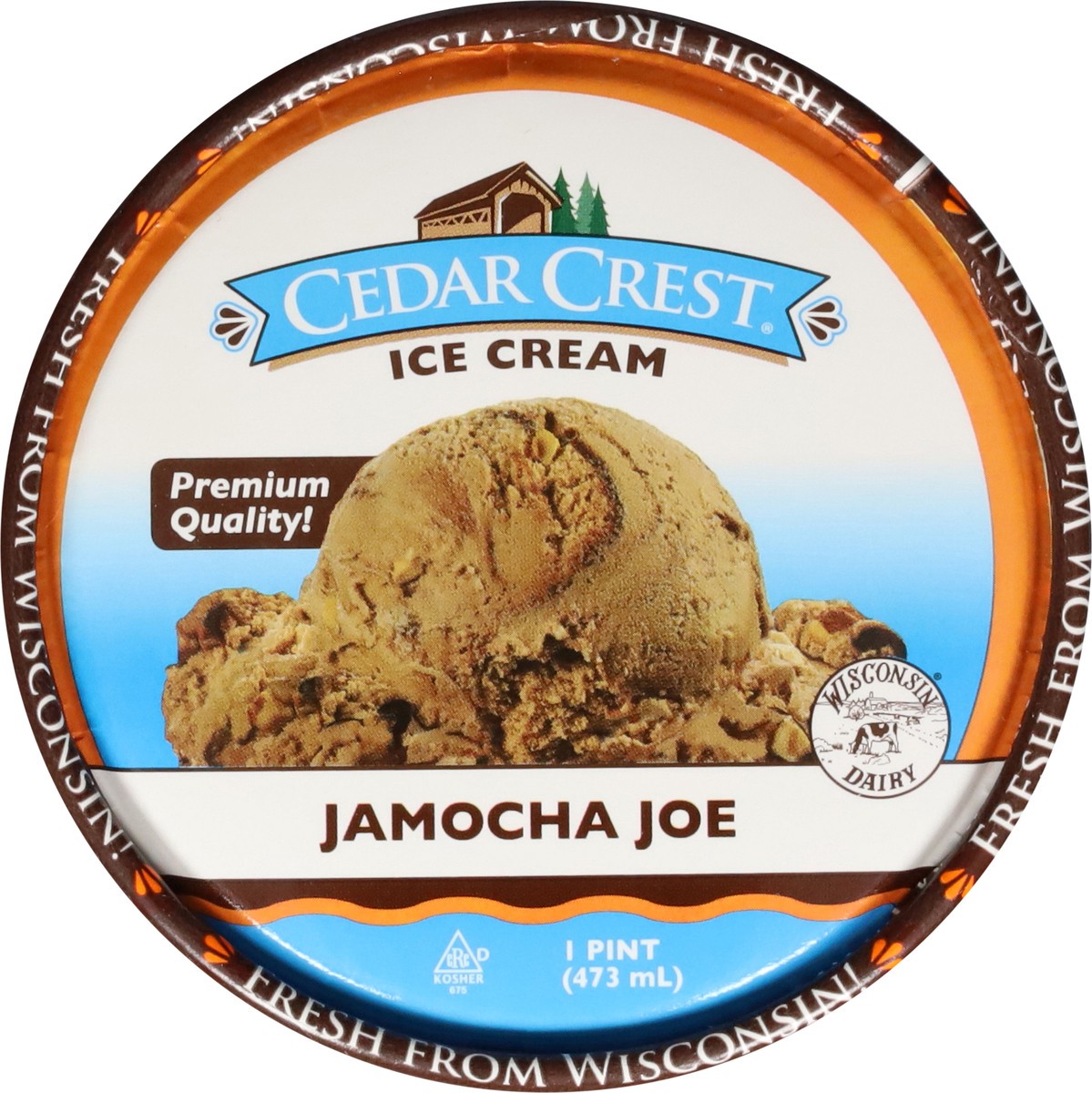 slide 2 of 13, Cedar Crest Jamocha Joe Ice Cream 1 pt, 1 pint