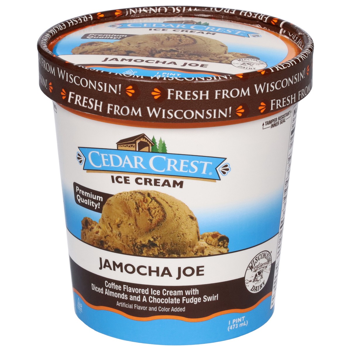 slide 3 of 13, Cedar Crest Jamocha Joe Ice Cream 1 pt, 1 pint