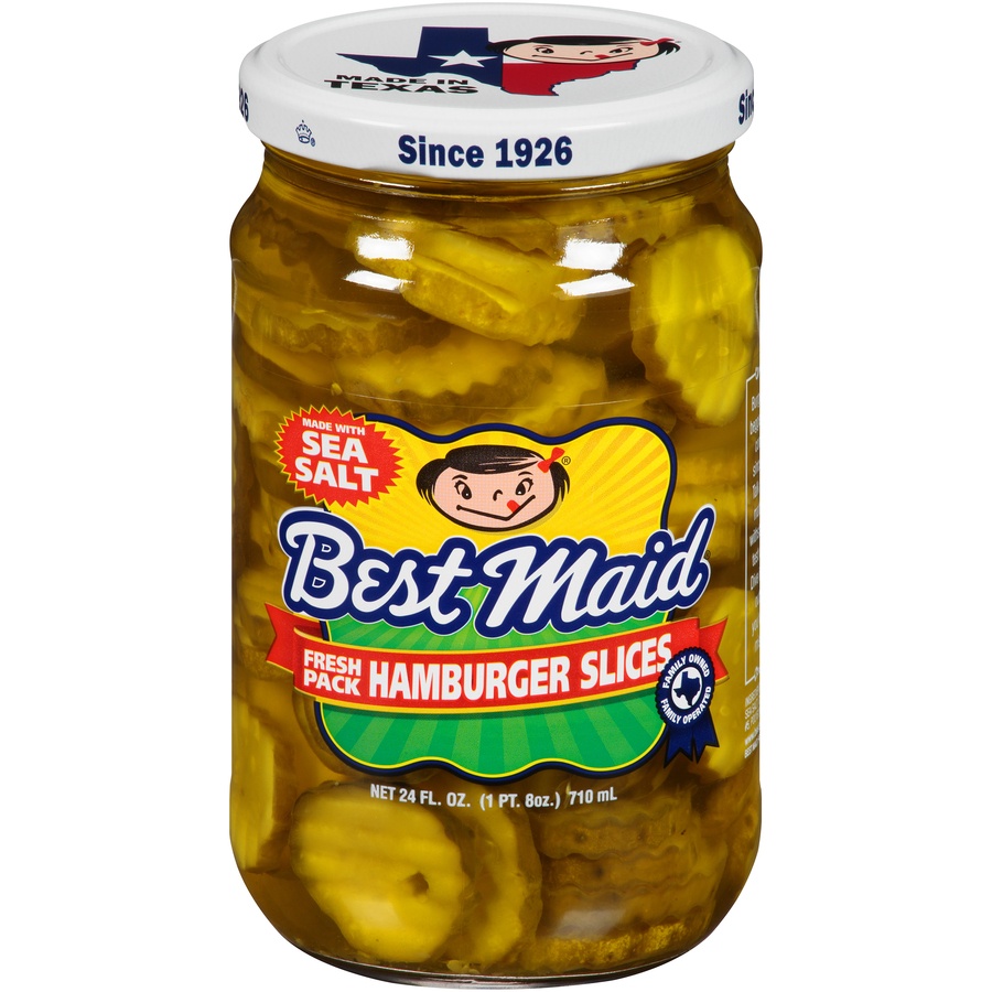 slide 1 of 6, Best Maid Hamburger Slices, 24 fl oz