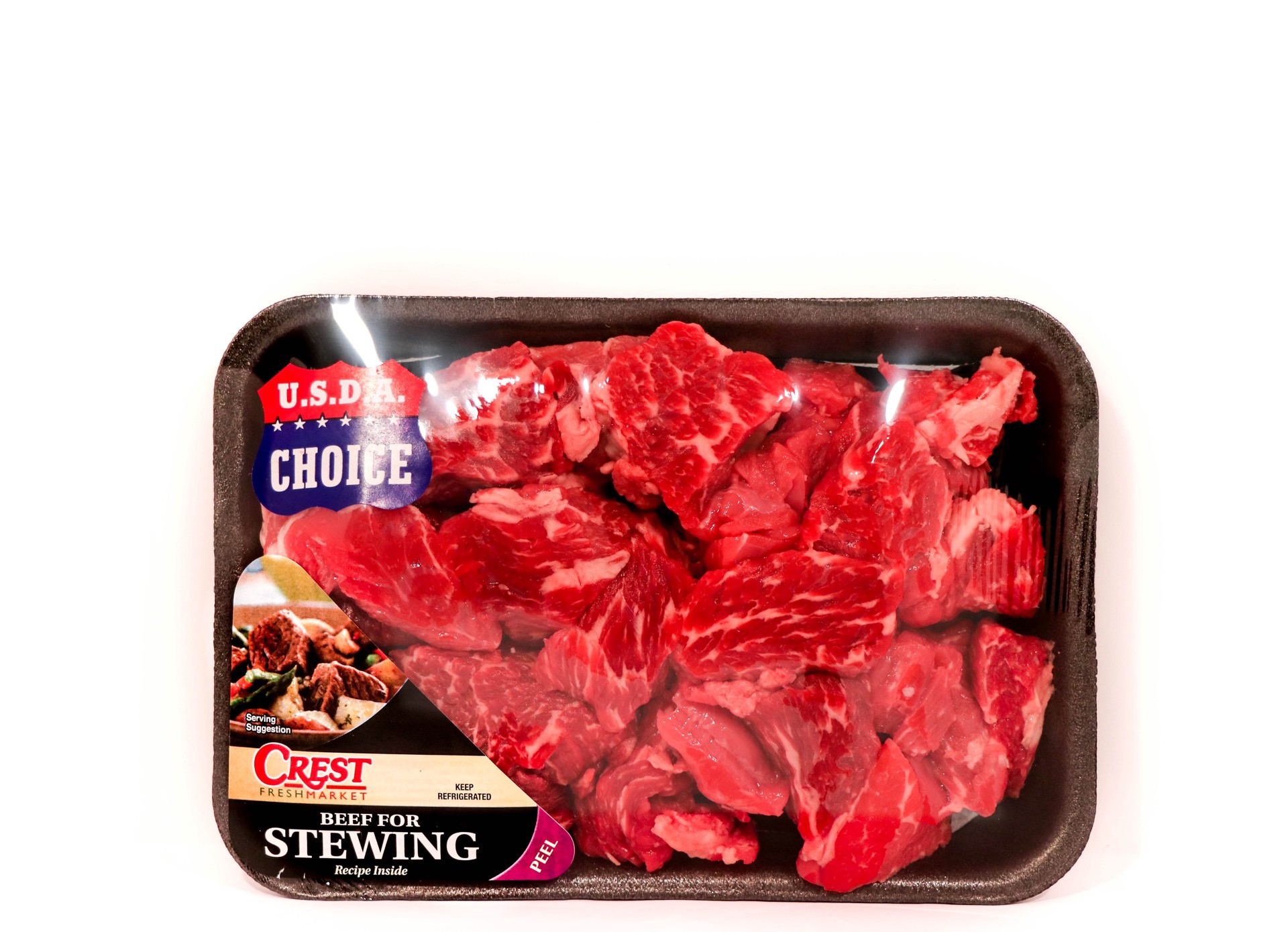 slide 1 of 1, Choice Organic Teas Beef For Stew, per lb