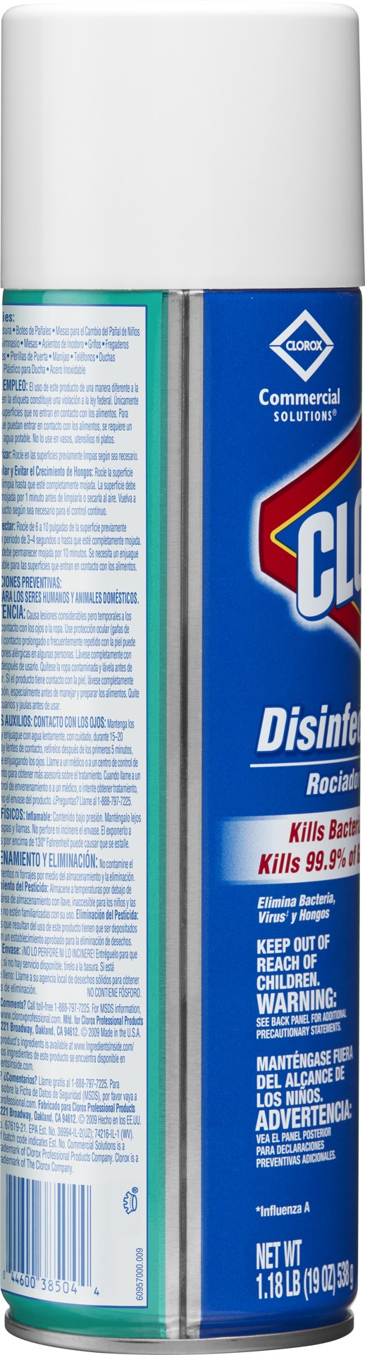 slide 3 of 5, Clorox Commercial Solutions Clorox Disinfecting Aerosol Spray, Fresh Scent, 19 Ounces (38504) (Packaging May Vary), 19 oz