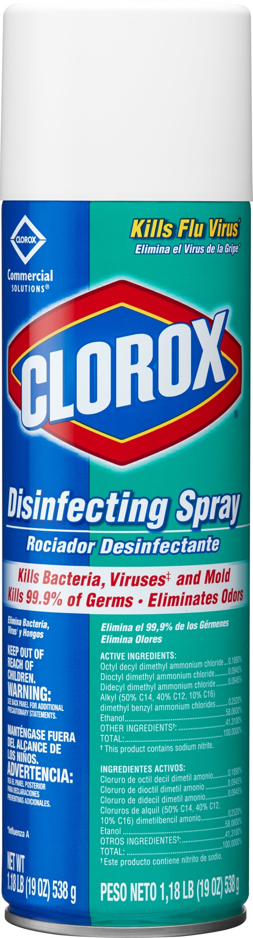 slide 1 of 5, Clorox Commercial Solutions Clorox Disinfecting Aerosol Spray, Fresh Scent, 19 Ounces (38504) (Packaging May Vary), 19 oz