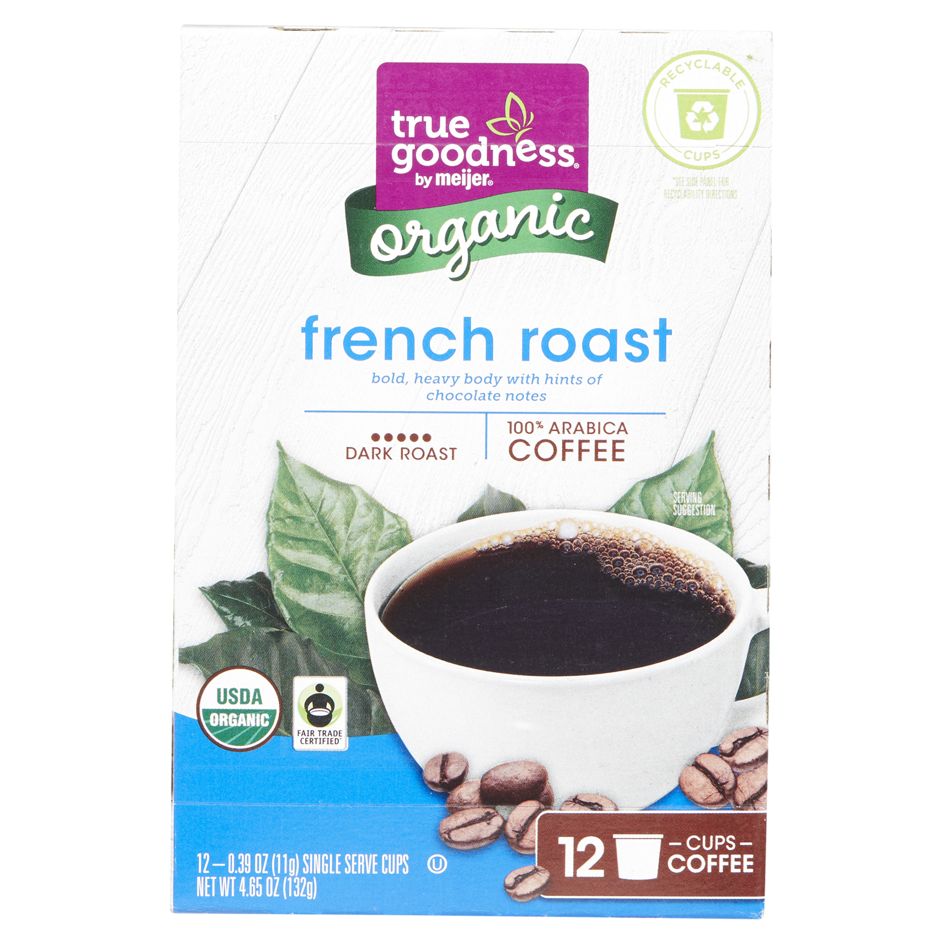 slide 26 of 29, True Goodness Org Coffee Pod French Roas - 12 ct, 12 ct