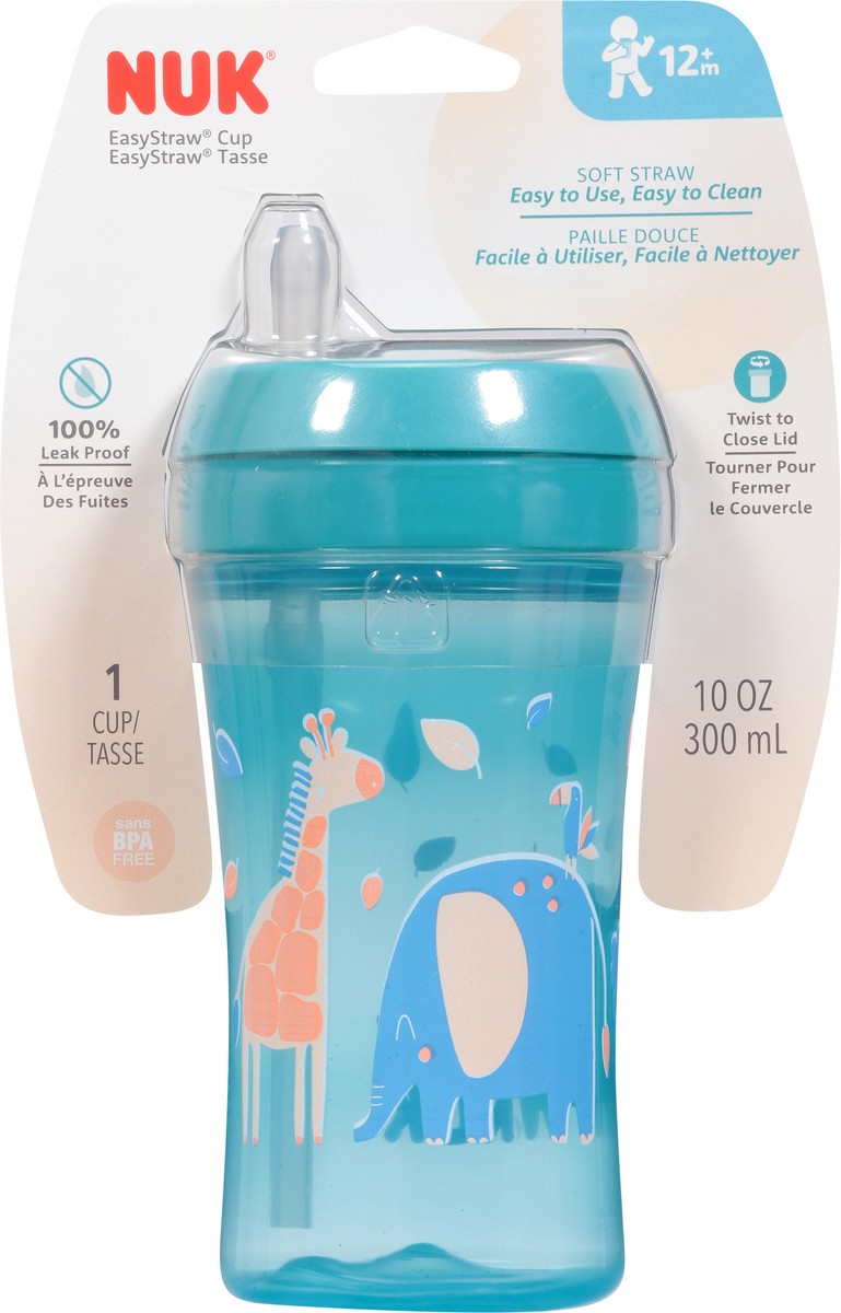 slide 8 of 11, NUK 12+ Months EasyStraw Cup 1 ea, 1 ct