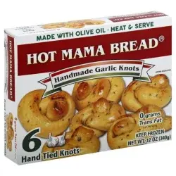 Hot Mama Foods Knots, Handmade, Garlic