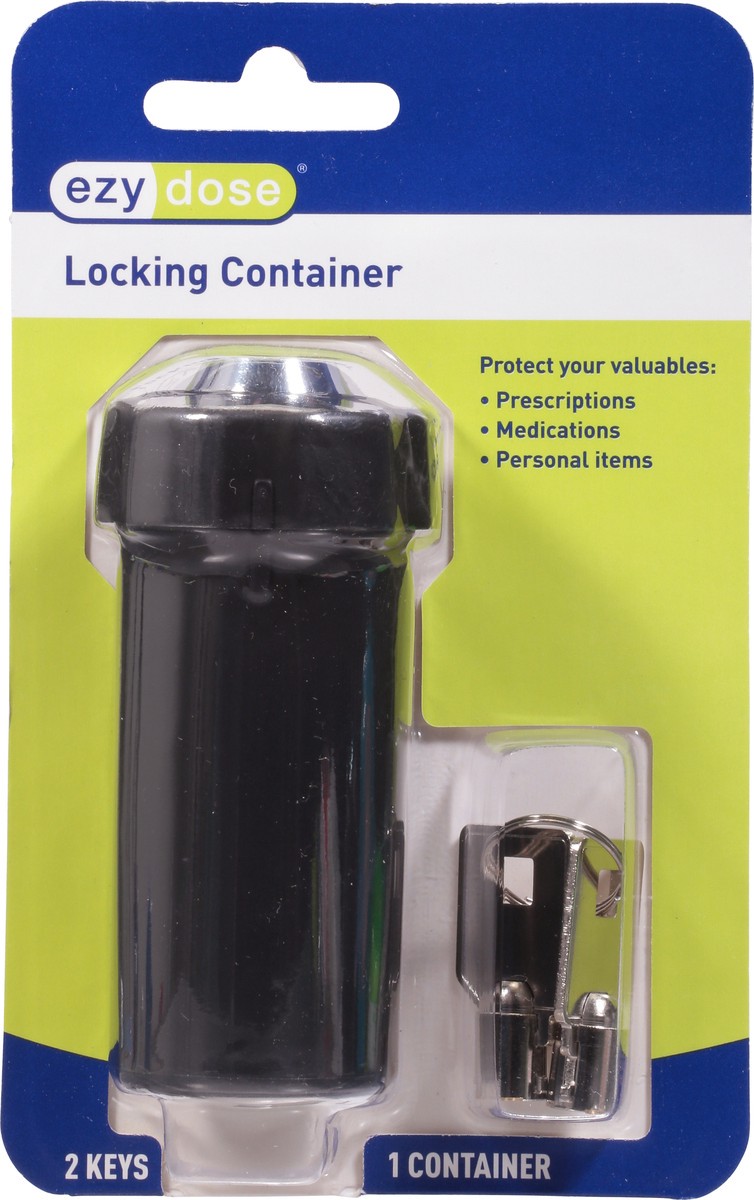 slide 3 of 9, EZY Dose Locking Container 1 ea, 1 ct