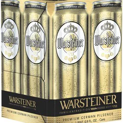 WARSTEINER PILSNER 4 PACK