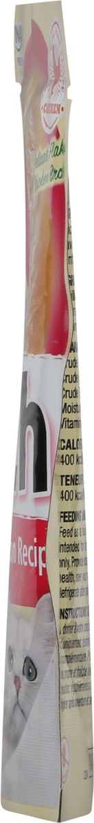 slide 3 of 14, Inaba Churu Broth for Cats, Creamy Broth with Shredded Chicken Side Dish Pouch, 1.4 Ounces, Chicken with Salmon Recipe, 1 ct