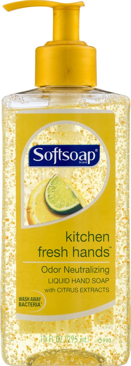 slide 5 of 9, Softsoap Kitchen Fresh Hands Odor Neutralizing Liquid Hand Soap, 10 oz