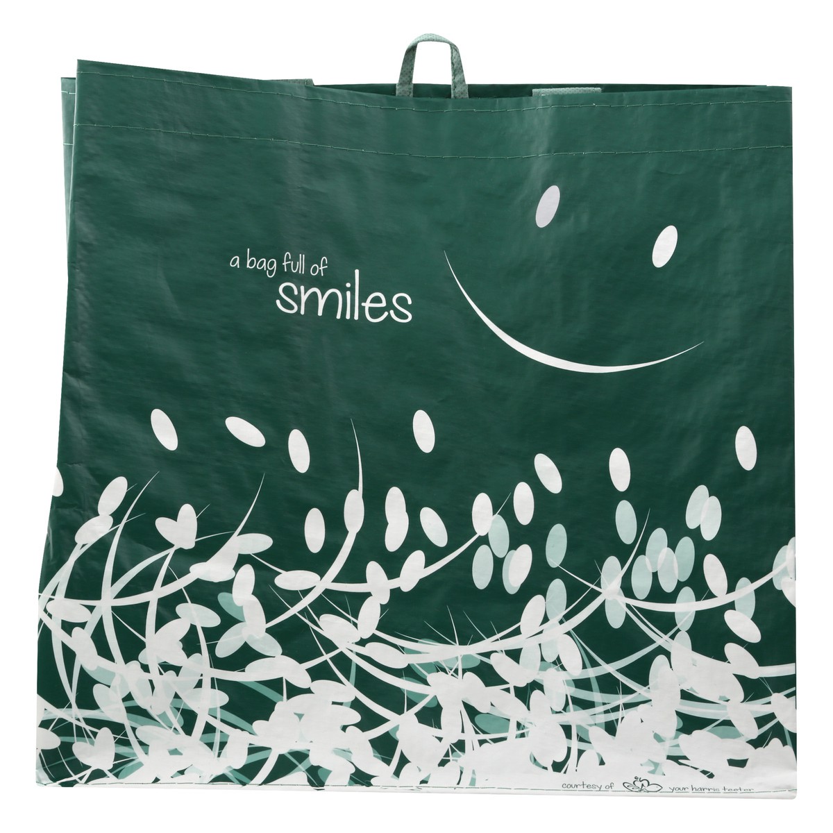 slide 8 of 11, Harris Teeter Green Smiles Bag, 1 ct