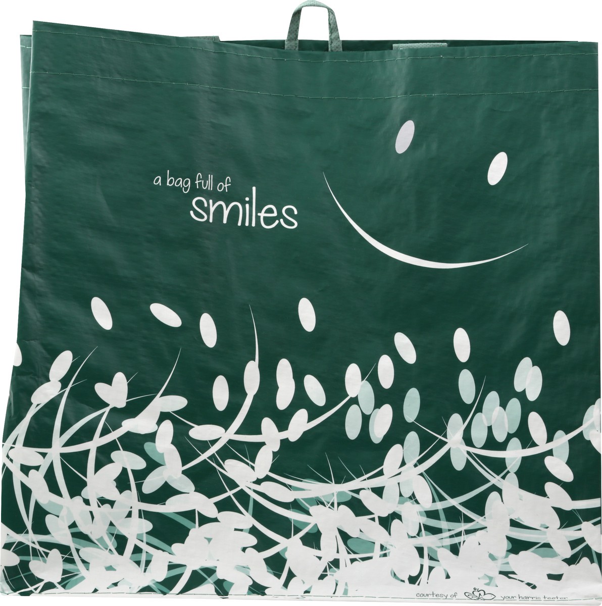 slide 5 of 11, Harris Teeter Green Smiles Bag, 1 ct