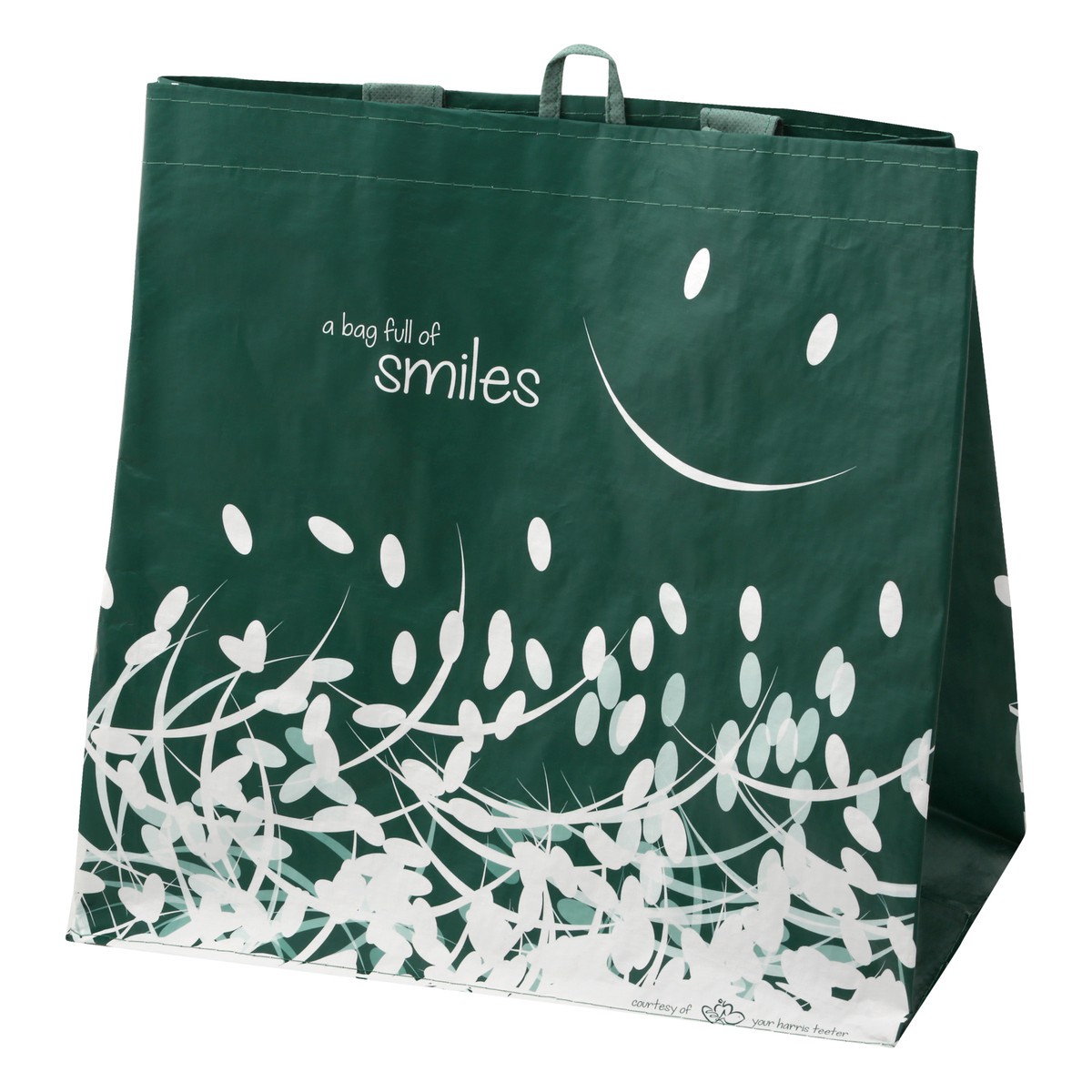 slide 7 of 11, Harris Teeter Green Smiles Bag, 1 ct