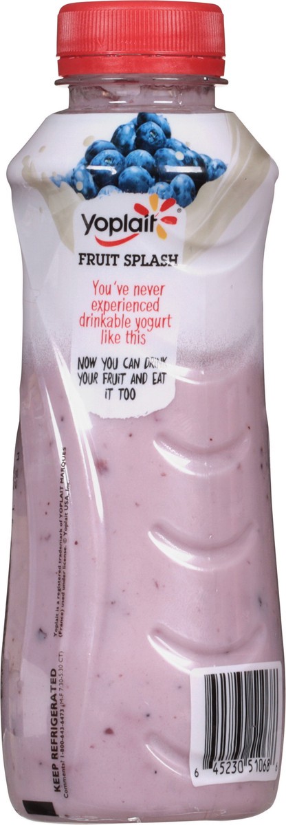 slide 5 of 9, Yoplait Fruit Splash Blueberry Smoothie 9.56 fl oz, 9.56 fl oz