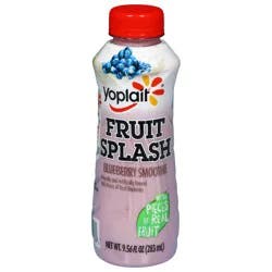 Yoplait Fruit Splash Blueberry Smoothie 9.56 fl oz