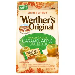 Werther's Original Individually Wrapped Caramel Apple Hard Candy, 8.57 oz Bag