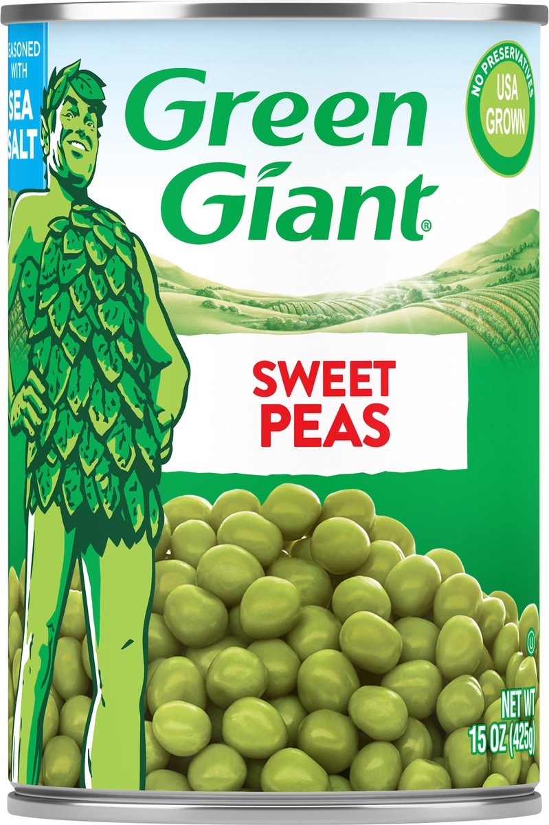 slide 10 of 11, Canned Peas, 15 oz