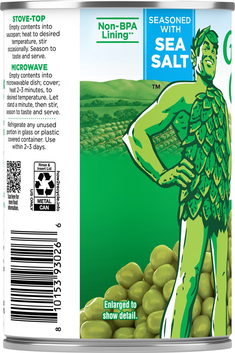 slide 8 of 11, Canned Peas, 15 oz