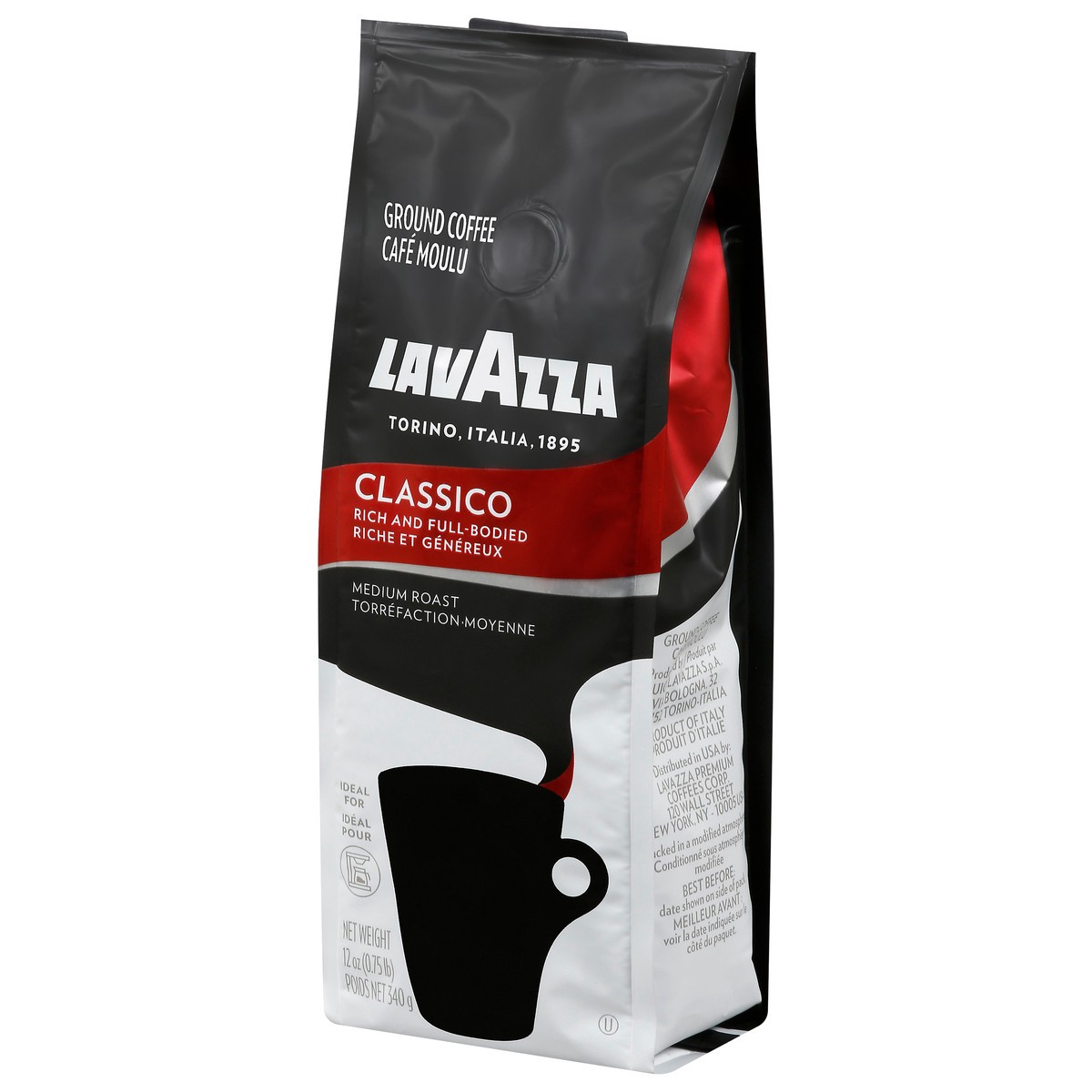 slide 11 of 11, Lavazza Medium Roast Ground Dolcevita Classico Coffee 12 oz, 12 oz