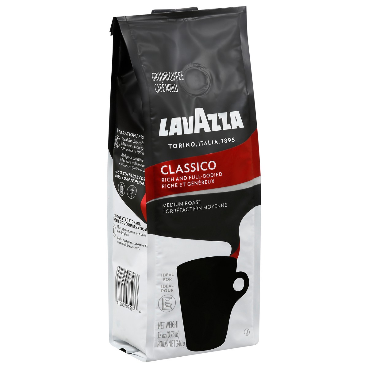 slide 9 of 11, Lavazza Medium Roast Ground Dolcevita Classico Coffee 12 oz, 12 oz