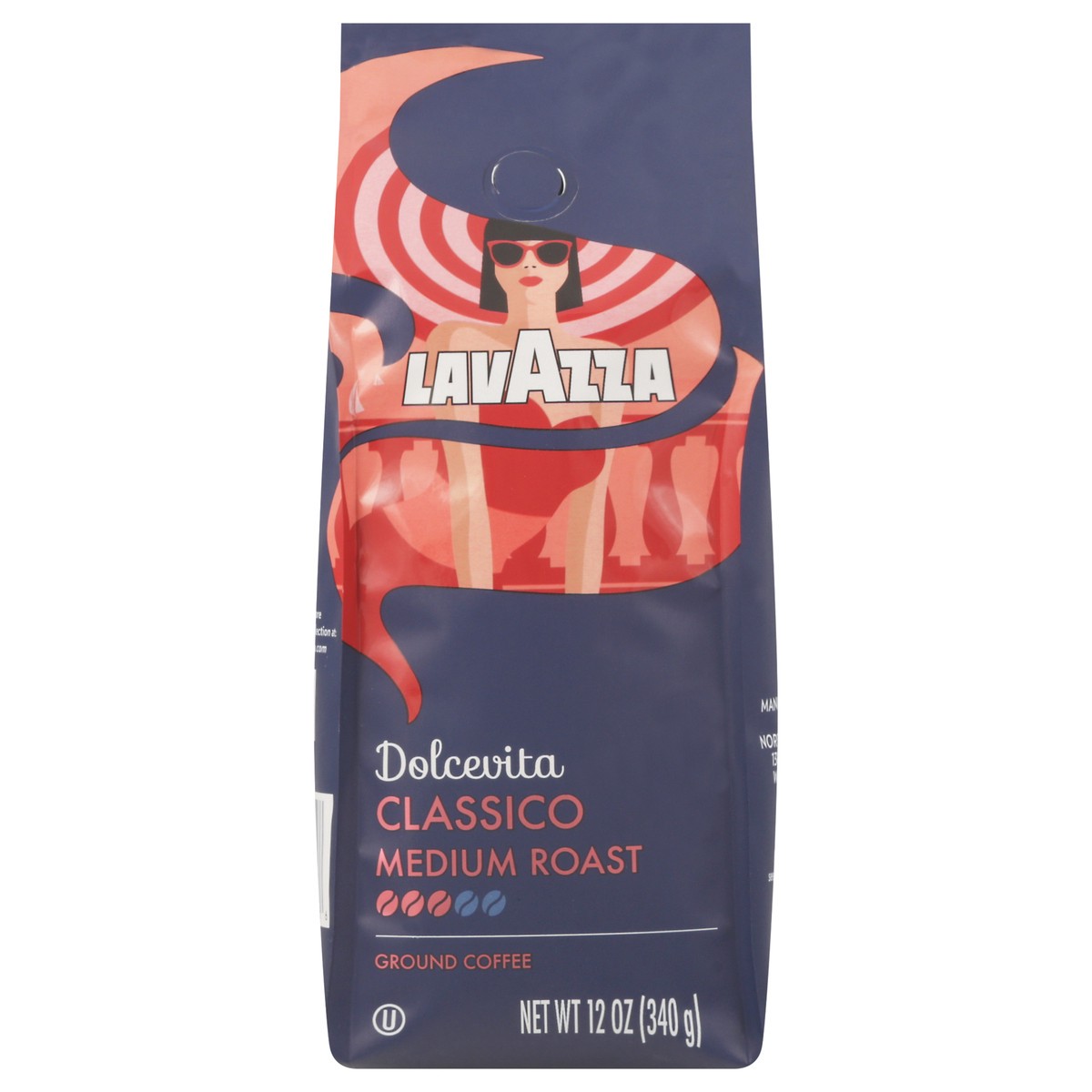 slide 1 of 11, Lavazza Medium Roast Ground Dolcevita Classico Coffee 12 oz, 12 oz