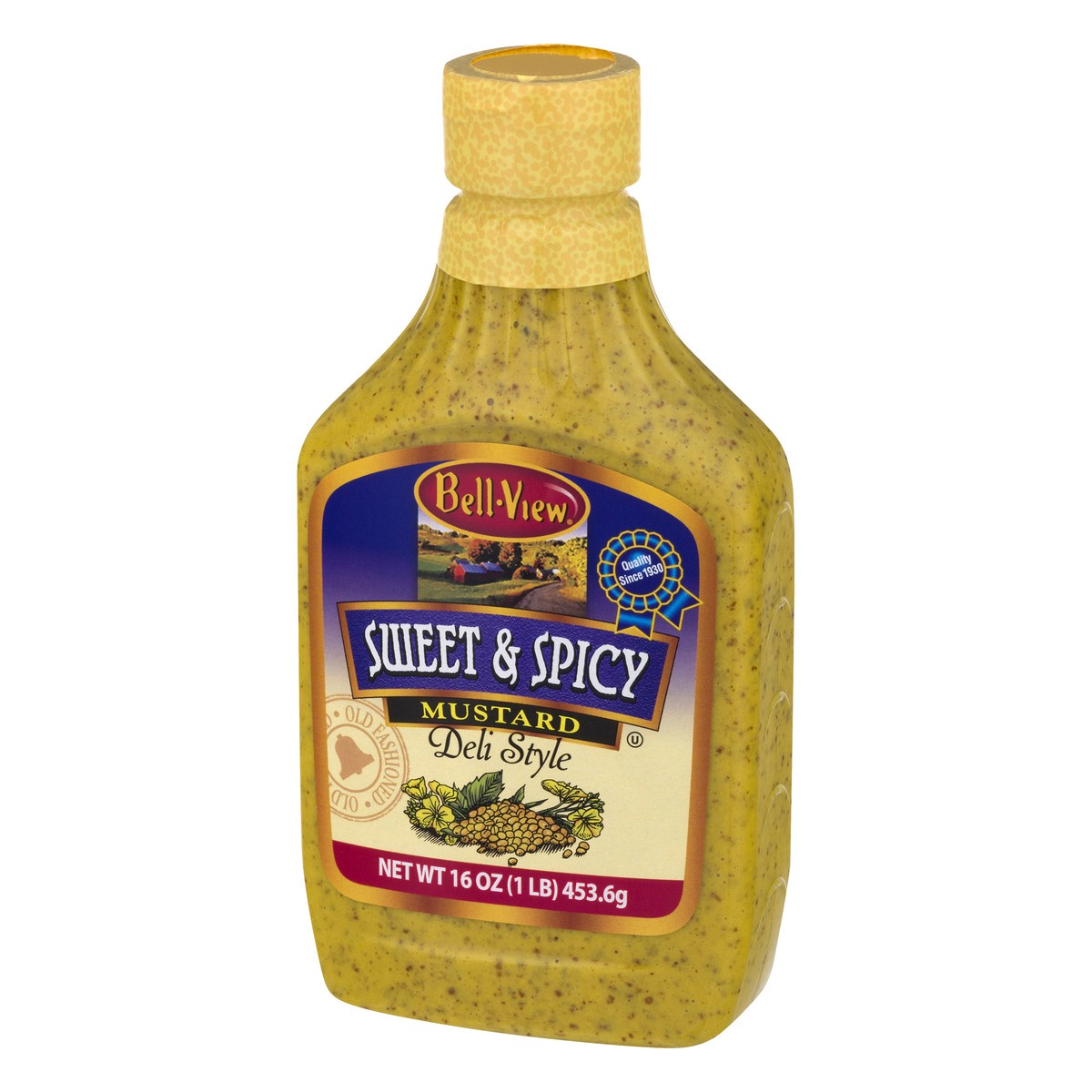 slide 2 of 13, Bell-View Deli Style Sweet & Spicy Mustard 16 oz, 16 oz