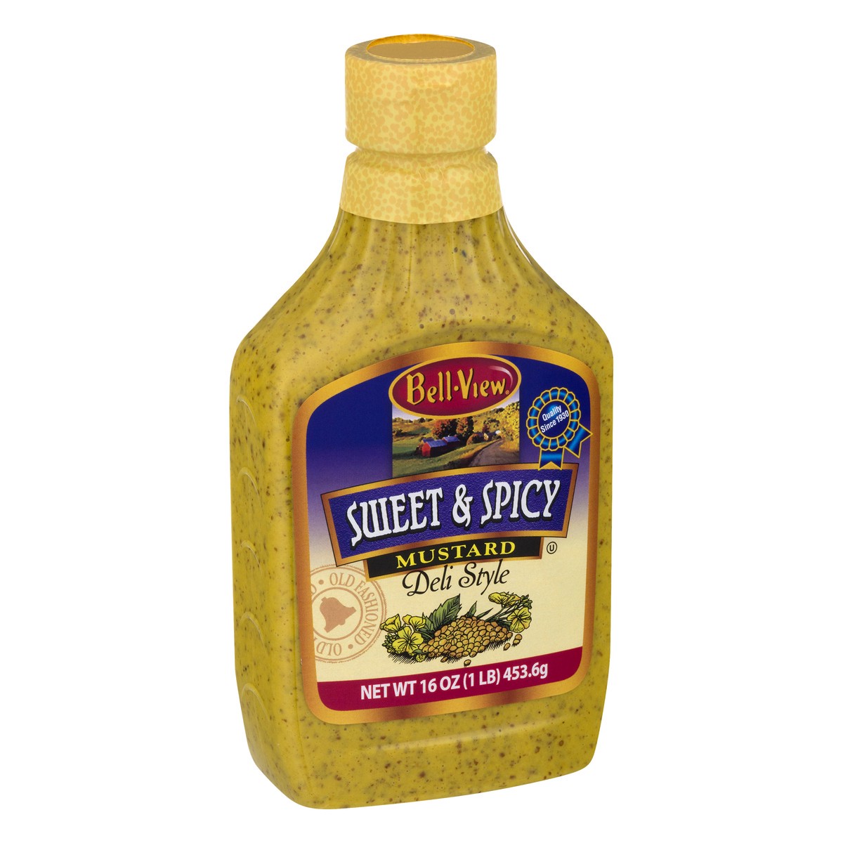 slide 3 of 13, Bell-View Deli Style Sweet & Spicy Mustard 16 oz, 16 oz