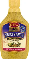 Bell-View Deli Style Sweet & Spicy Mustard 16 oz