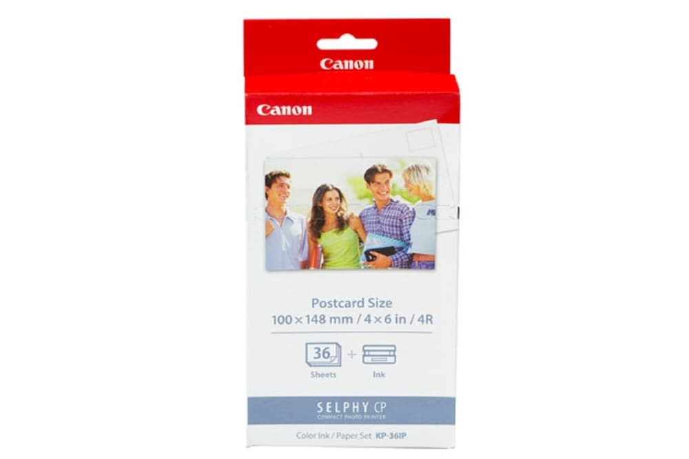 slide 1 of 1, Canon Replacement Color Ink Cartridge And Paper Kit - KP-36IP, 1 ct