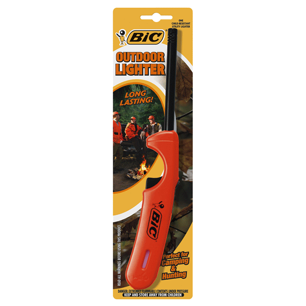 slide 1 of 1, BIC Multipurpose Outdoors Lighter, 1 ct